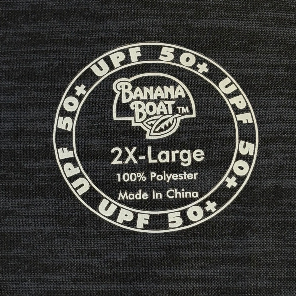 Men's Performance Banana Boat UPF‎ 50+ Williamsburg, Va Short Sleeve Tee 2X - Picture 10 of 12